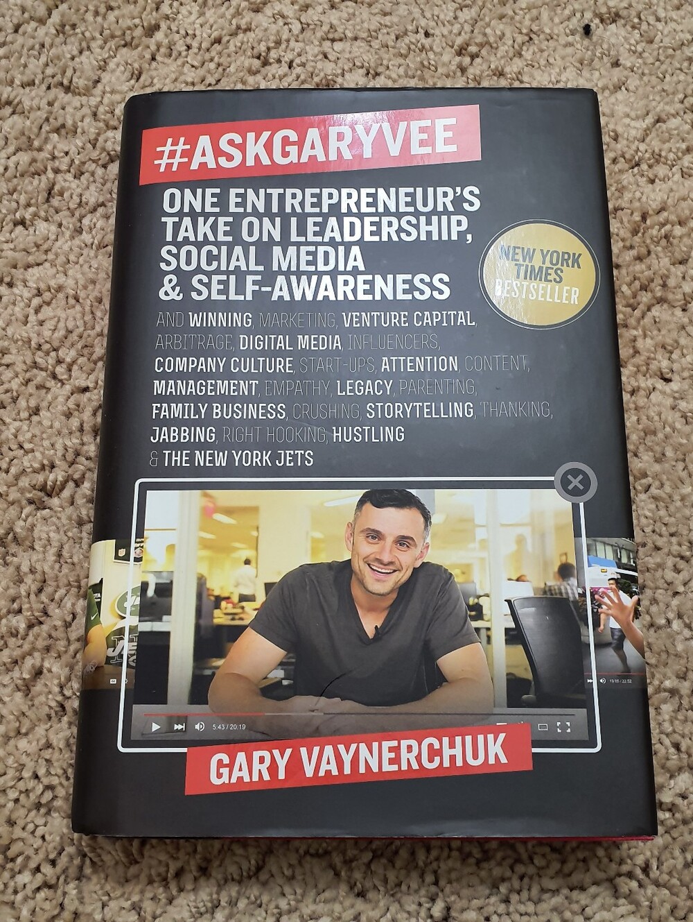 One entrepreneur's Take on Leadership Social Media Book by Gary Vaynerchuk